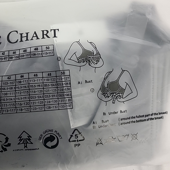 NEW FallSweet Women GreyPadded Push Up Comfort Underwire Hide Back Bulge Bra 36B - Picture 12 of 12